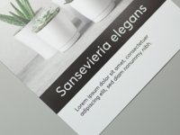 Ulotka papierowa z jednostronnym lakierowaniem.