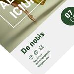 Ulotka papierowa z jednostronnym lakierowaniem.