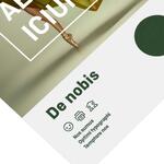 Ulotka papierowa z b&#322;yszcz&#261;cym lakierem UV z jednej strony.