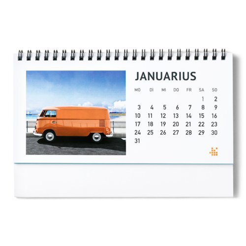 Wielostronicowe kalendarze biurkowe, DL 4