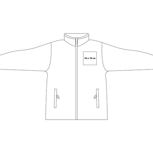 Kurtka softshell z pe&#322;nym zamkiem b&#322;yskawicznym i bocznymi kieszeniami.