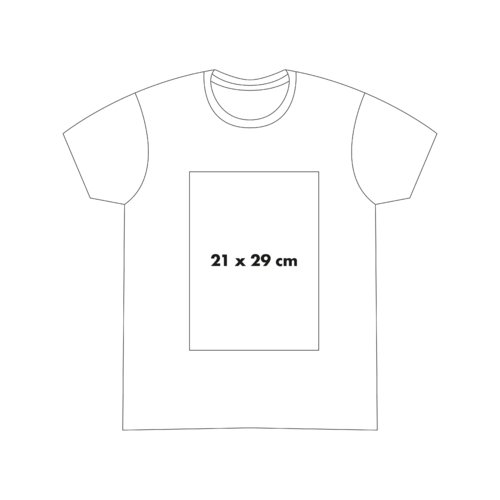 Bawe&#322;niany T-shirt z krtkimi r&#281;kawami i okr&#261;g&#322;ym dekoltem.