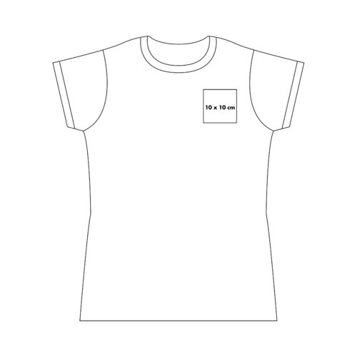 Bawe&#322;niany T-shirt z krtkimi r&#281;kawami i okr&#261;g&#322;ym dekoltem.