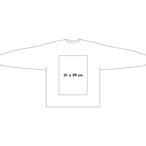 Bluza z materia&#322;u z d&#322;ugimi r&#281;kawami.