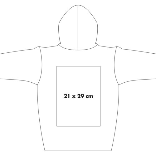 Bluza dresowa z kapturem i pe&#322;nym zamkiem b&#322;yskawicznym.