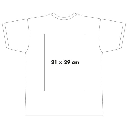 Bawełniany T-shirt z krótkimi rękawami i okrągłym dekoltem.
