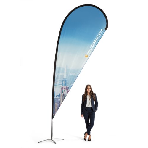 Flaga Dropflag wraz z drukiem, 159 x 411 cm 1