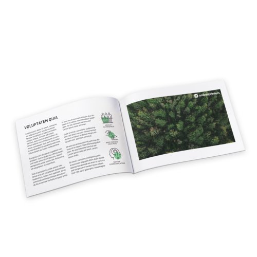 Katalogi łączone klejem, papierze ekologicznym, format poziomy, 21 x 10,5 cm 4