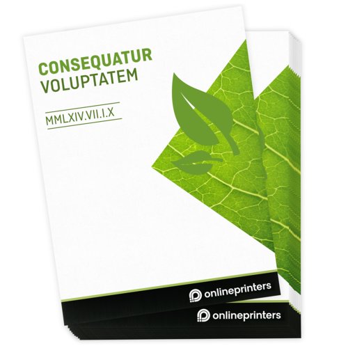 Plakaty na naturalnym papierze ekologicznym, A2, druk jednostronny 5