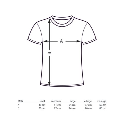 Bawe&#322;niany T-shirt z krtkimi r&#281;kawami i okr&#261;g&#322;ym dekoltem.