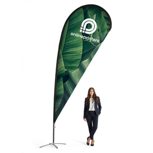 Flaga Dropflag wraz z drukiem, 159 x 411 cm 1