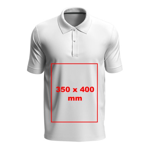 Unisex polo z materia&#322;u z krtkimi r&#281;kawami i zapi&#281;ciem na guziki.