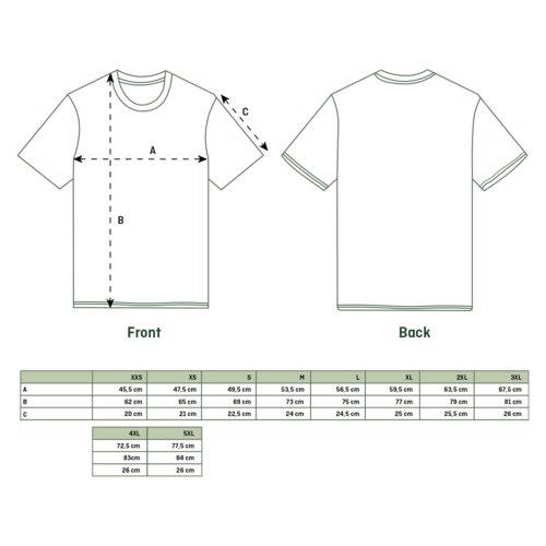 Bawe&#322;niany T-shirt z krtkimi r&#281;kawami i okr&#261;g&#322;ym dekoltem, Unisex.