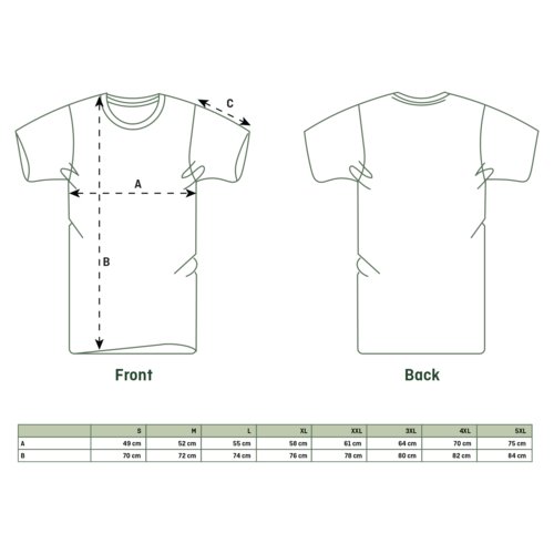Unisexowy T-shirt z materia&#322;u z krtkimi r&#281;kawami.