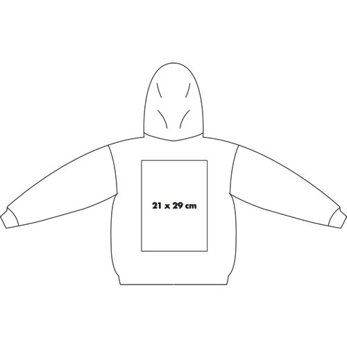 Materia&#322;owa bluza z kapturem dla m&#281;&#380;czyzn z kapturem i kieszeni&#261; kangurk&#261;.