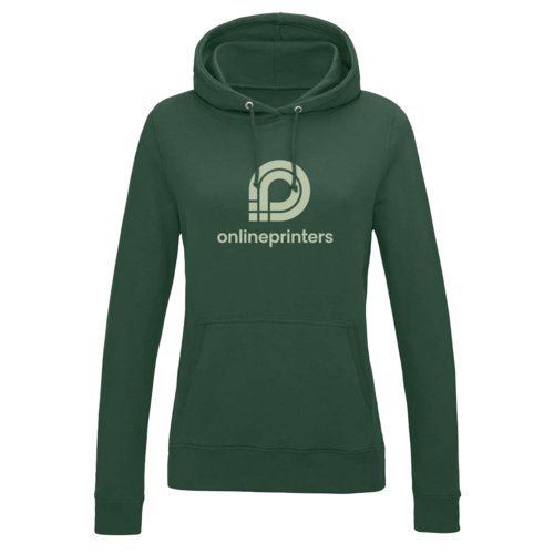 Damska bluza z kapturem, kieszeni&#261; kangurk&#261; i sznurkiem.