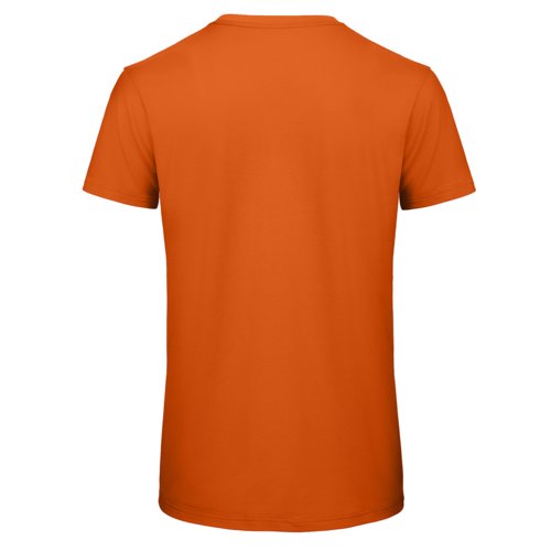 Pomara&#324;czowy T-shirt z bawe&#322;ny organicznej z krtkimi r&#281;kawami.