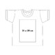 Bawe&#322;niany T-shirt z krtkimi r&#281;kawami i okr&#261;g&#322;ym dekoltem.