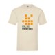 Be&#380;owy bawe&#322;niany T-shirt m&#281;ski z krtkim r&#281;kawem.