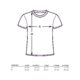T-shirt z materia&#322;u z krtkimi r&#281;kawami i okr&#261;g&#322;ym dekoltem.