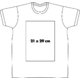 Bia&#322;y bawe&#322;niany T-shirt m&#281;ski z krtkimi r&#281;kawami i okr&#261;g&#322;ym dekoltem.