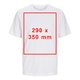 Biały bawełniany T-shirt z krótkim rękawem, unisex.