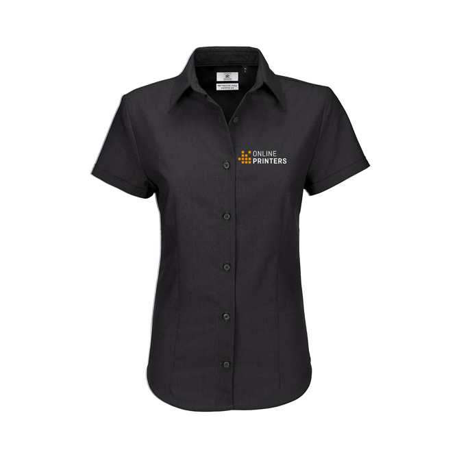 Bluzki B&C Oxford krtki rkaw