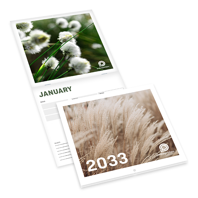 Kalendarze broszurowe z okładką
